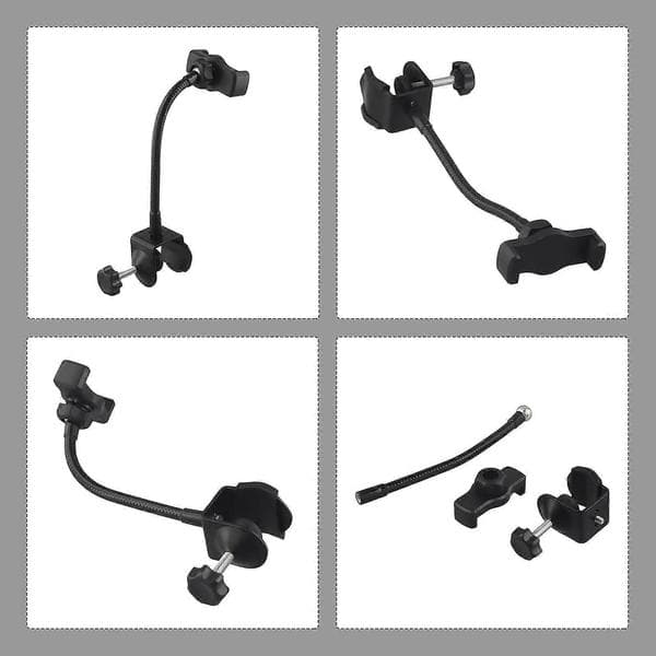 Practical and Beautiful Adjustable Microphone Stand Holder for Tablet Holder Clamp Phone Clip