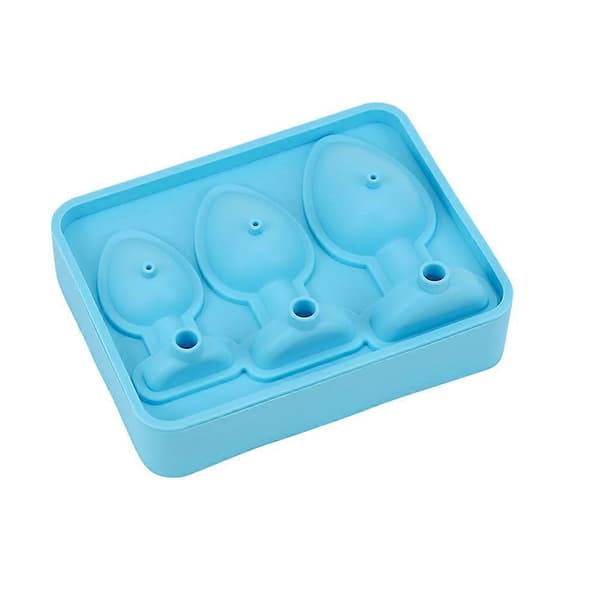 Buskeformede isterninger - Silikoneform til DIY-kage, chokolade og slik blue