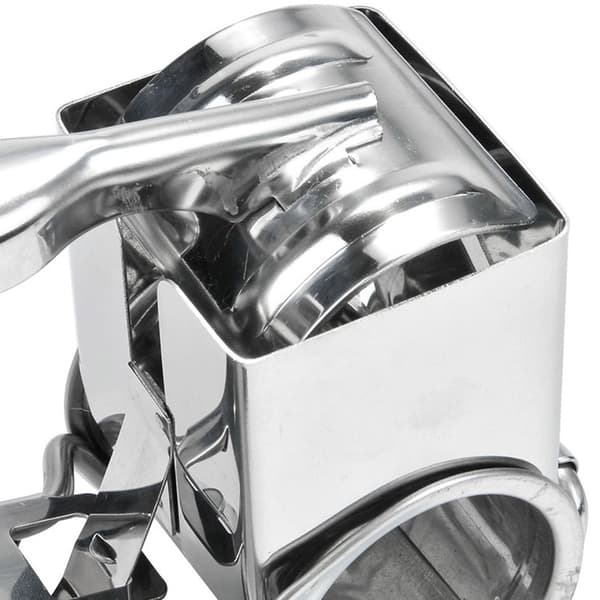 Cheese grater with 4 different stainless steel graters
