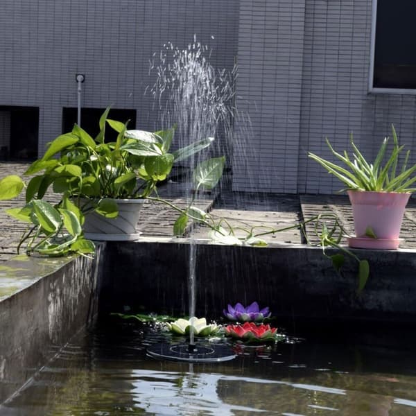 Solar pump solar water pump solar panel fountain for pond or garden Pome with monocrystalline solar panel and brushless pump [Energy class A]-