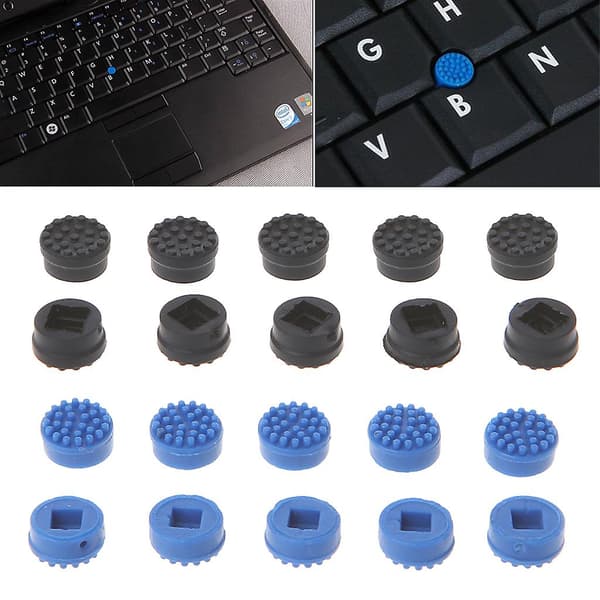10 st Nya HP Laptop Tangentbord Mus Trackpoint-knoppar Blå Blue