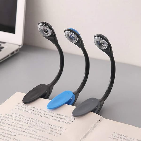 LED Reading Lamp Clip Book Light LED Lamp, Reading Light, Mini Clip, Bendable, For Bedroom, Dorm, Gift-yux