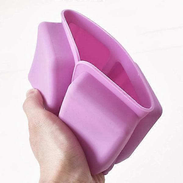 2-pakning 3D firkantede silikonkakeformer