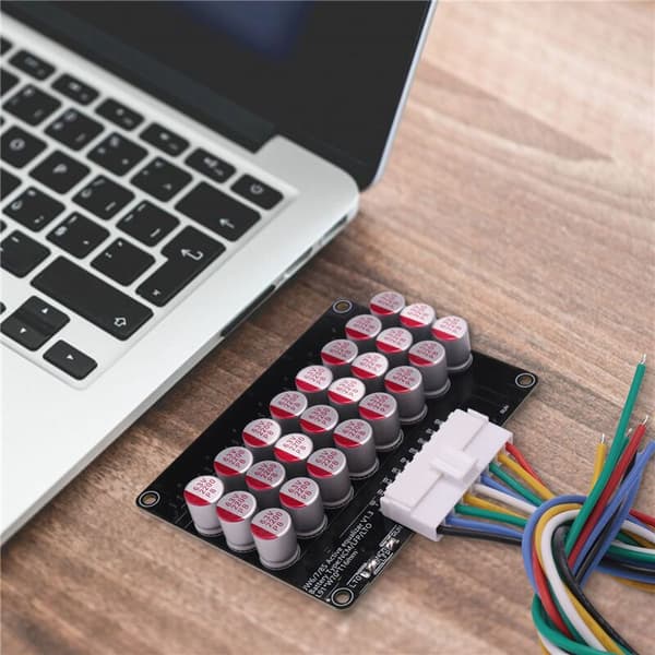 Full Group Balancer 8S 5A Active Lithium Lifepo4 Battery Equalizer Energy Transfer Capacitor BMS Board