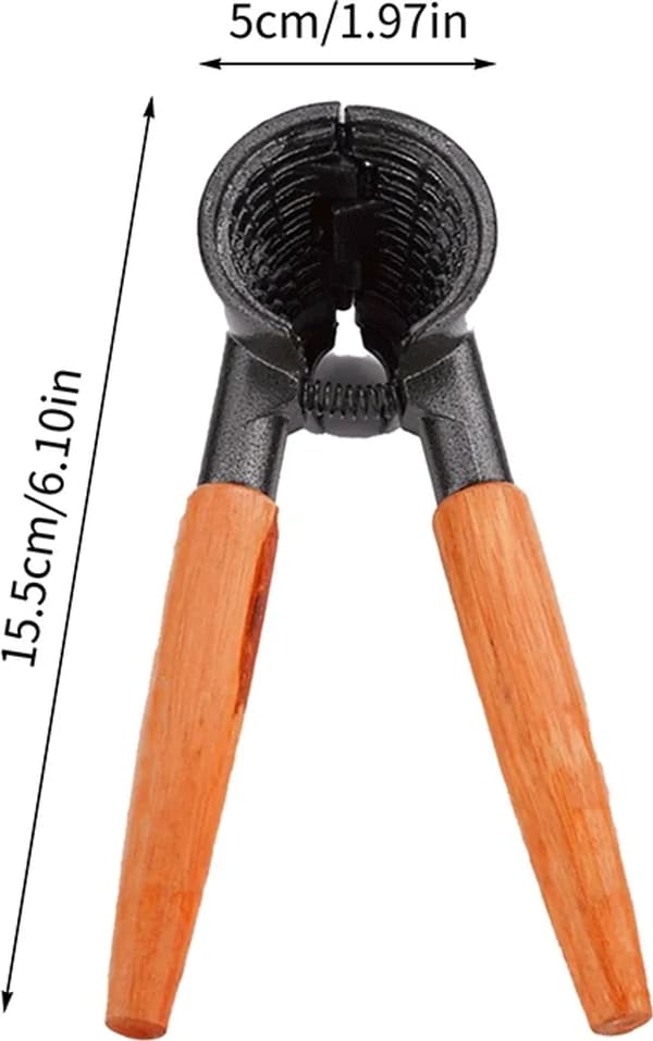 Nutcracker Nut Breaker Nut Opener Bottle Opener Walnut Opener Crack Nuts Nutcracker and Champagne Tongs 2in1 Conical Shape