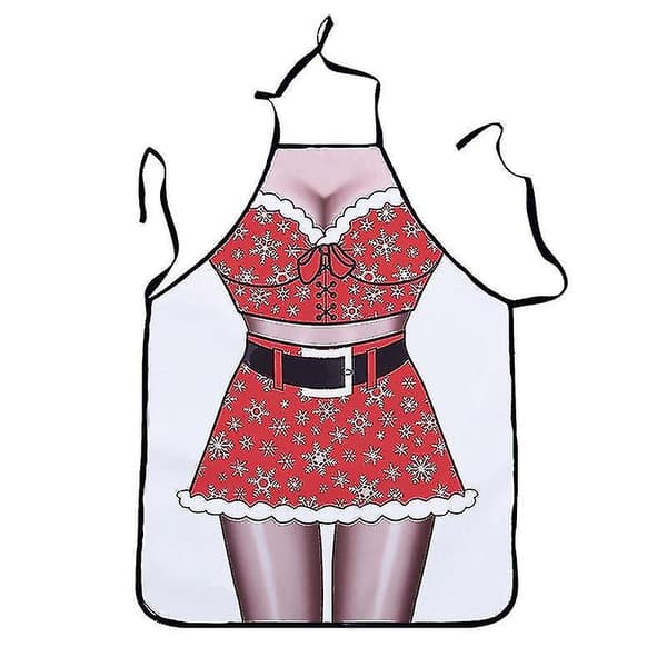 Funny Apron - Muscular Men Sexy Women Pattern Adjustable Kitchen Baking Couple Apron