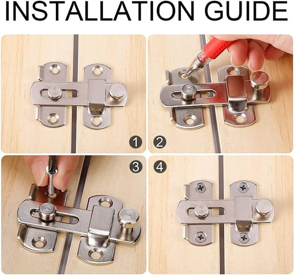 Dörrlås, dörrlås, hänglås, hasp, dörrhasp, dörr med lås