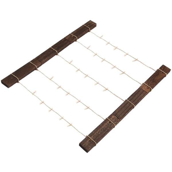 26 x 29 tommer bilderamme med 30 klips, rustikk trebilde ramme med dekor