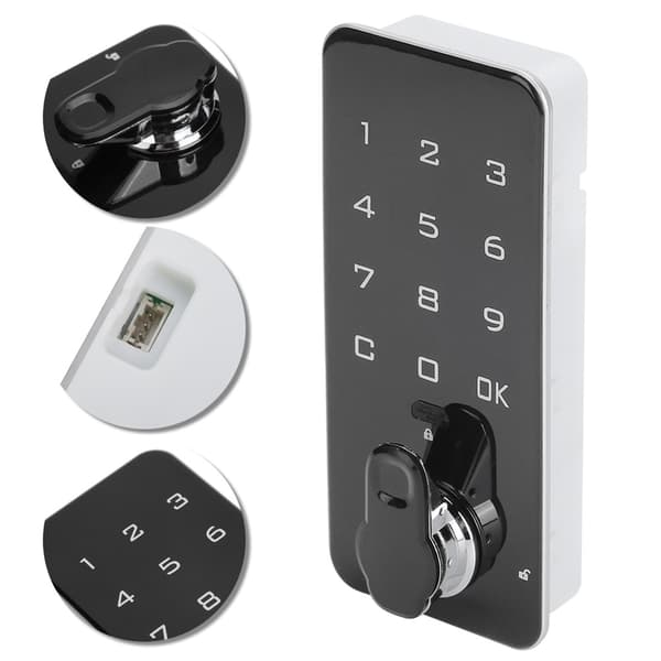 Electronic Touch Cabinet with Password Lock, Smart Electronic Lock for Office