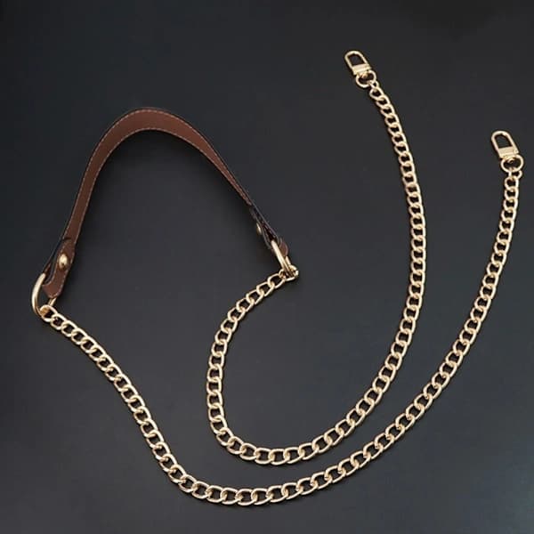 120cm Väska Metallkedjor Axelrem KAFFE kaffe