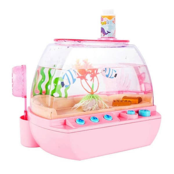 Intressant Barn Akvarium Barn Simulerings Elektrisk Fisk Tank Leksaker Set 241908 Rosa Pink