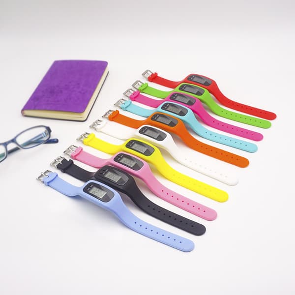 LED Intelligent Mode Armbåndsur Multifunksjonell Sport Skritteller