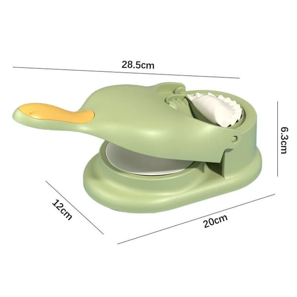 Dumplingform, enkelt verktøy for dumplingprodusent og dumplingpresse, grønn