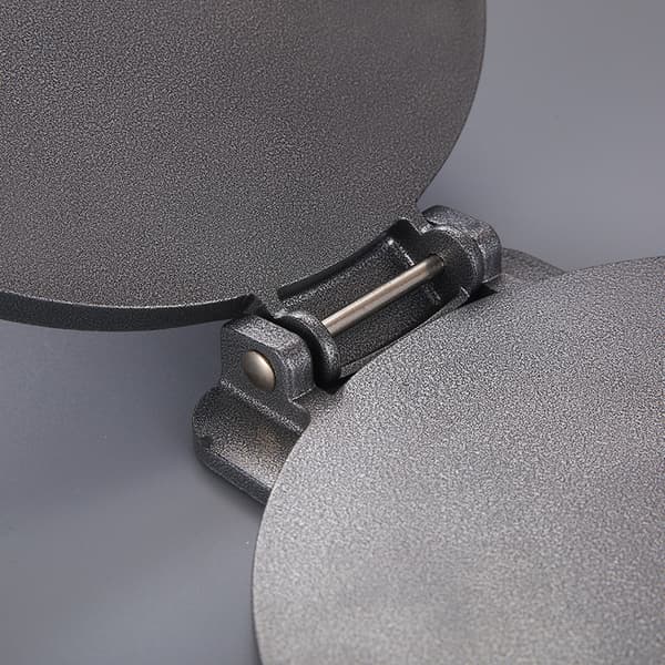 Folding 6 inch Uncoated Aluminum Thick Dough Press Tortilla