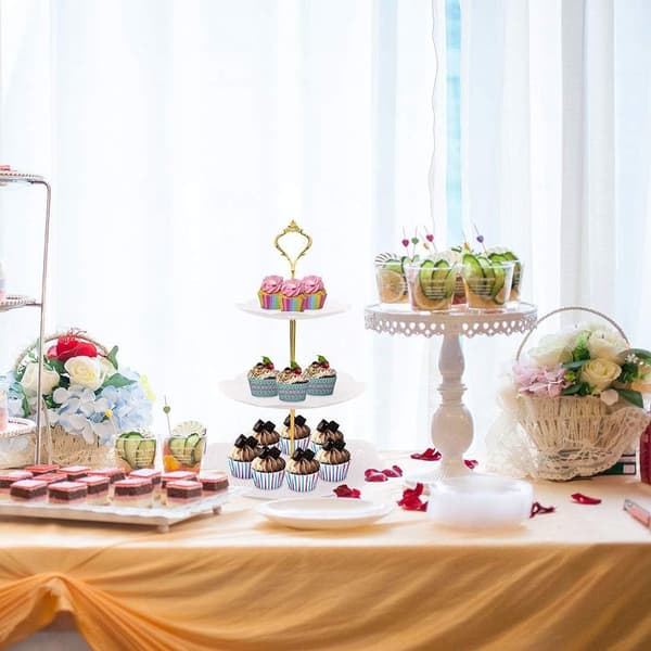 3-lags cupcake, ostefad, cupcake dessertstativ, kagestativ