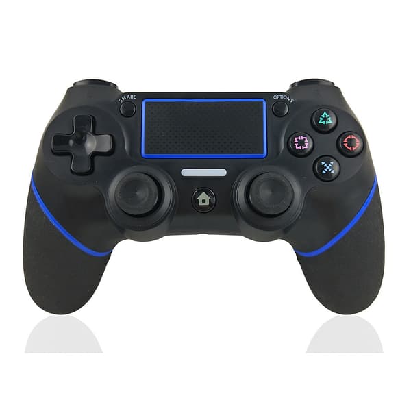 Specialstøbt plastbelagt PS4 trådløs controller PS4-controller PS4 trådløs Bluetooth-gamepad med vibrationsfunktion