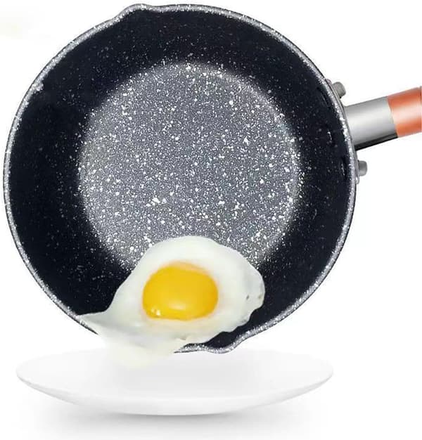 non-stick-Saucentopf with cover, grip from iron, leakproof -