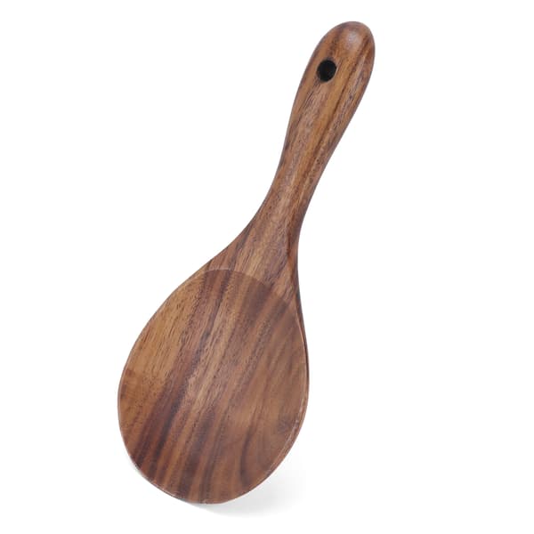 Rice Paddle Wooden Serving Spoon Rice Spoon Kitchen Utensil Tableware Home Kitchen Accessory 0.1