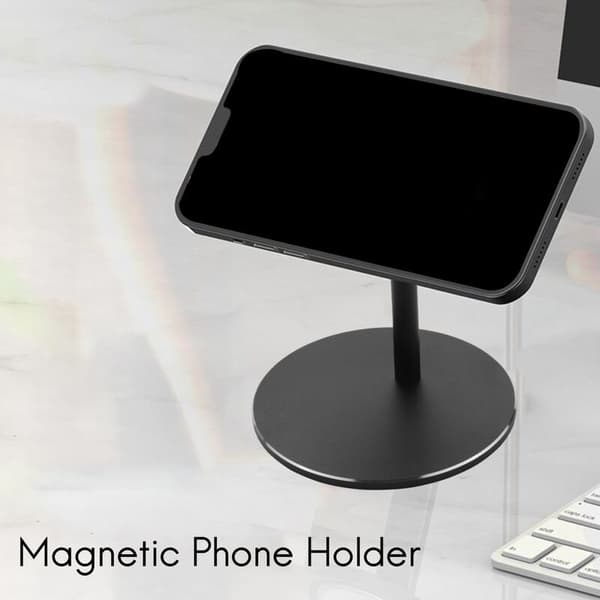 Magnetic Stand for 12 Pro Max Mini Charging Stand Desktop Magnetic Charging Stand-Black