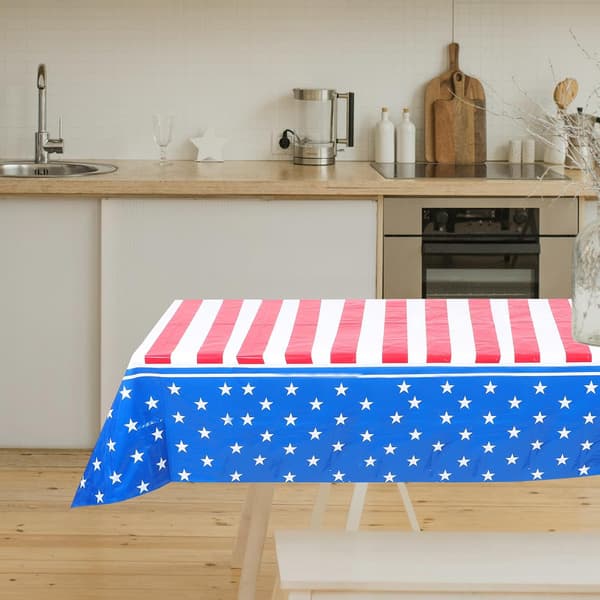 Independence Day, Memorial Day Tablecloth, 54x108inch Tablecloth
