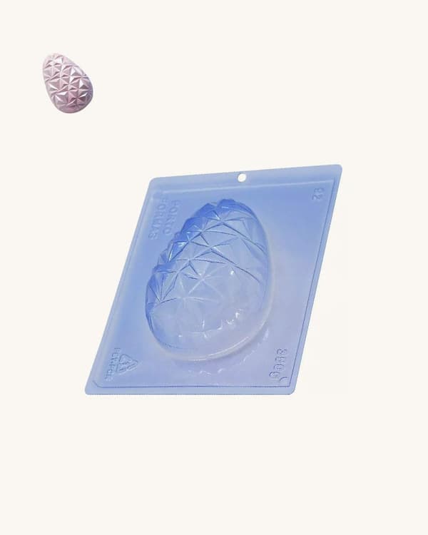 Pralinform Ägg Diamant - Porto Formas 92 - Special 3-delsform Transparent transparent