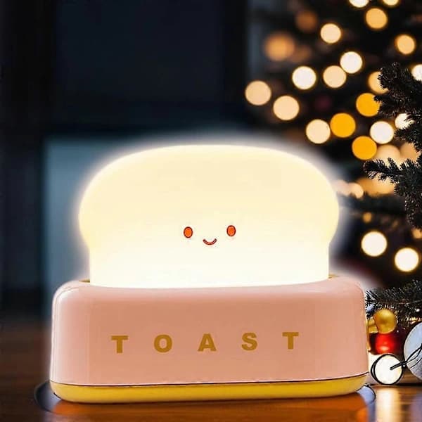 Toast Bedroom Decor Night Light, Cute Bread Night Light