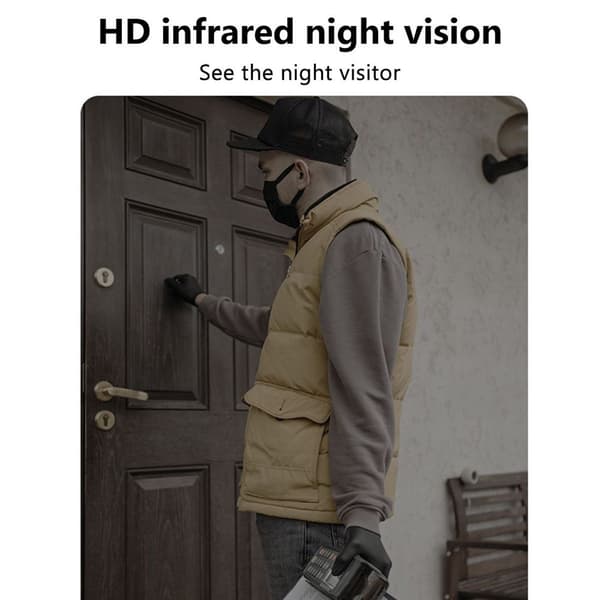 Smart trådlös videodörrklocka för hemmet, HD Visual KLB