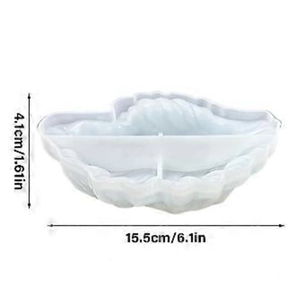 Decorative Candlestick Mold Versatile Silicone Mold Perfect For Creating ArtistWave Shaped Dishes And Scented Boxes