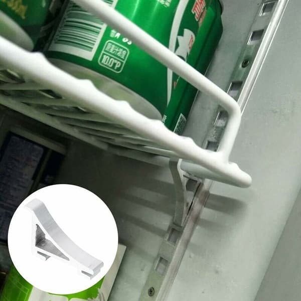 8 Pcs Refrigerator Shelf Clips Shelf Holder for Fridge Freezer, DEBUNS