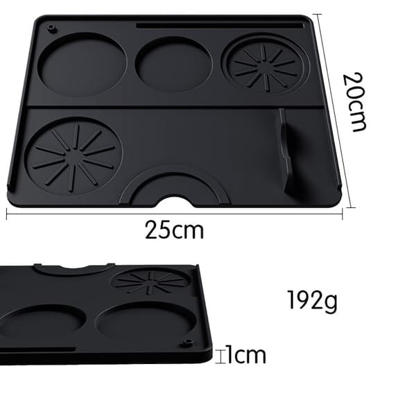 Silikonmåtte til espressomaskine og baristaudstyr 60x40cm -