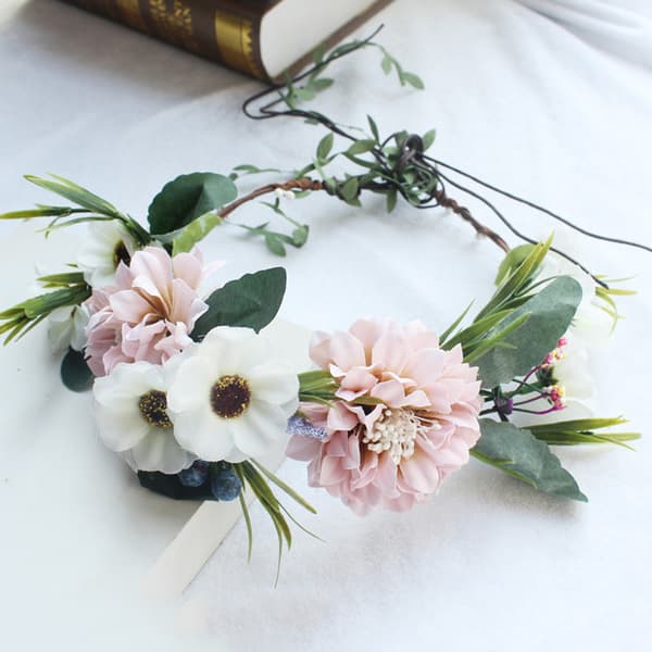 Kronekrans Blomsterkrans Hårbånd Hårkrans Hårkrans Fl