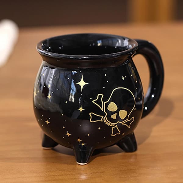 Halloween-kopp, originalt festtilbehør for drikke svart - Schwarz