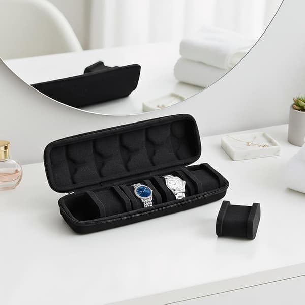Ur-organizer, bærbar, med 5 rum -