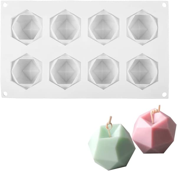 Stearinlysform 1 stk. silikoneform til stearinlys silikoneforme DIY