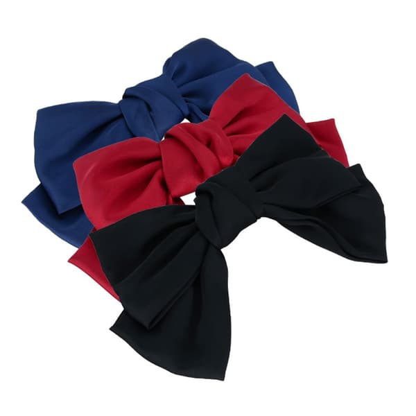 Hårklemme af chiffon, dobbeltlags, 3 stk, farve to, one size -