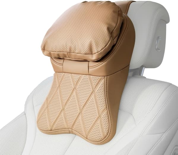 Nakkepute til bil, fra Memory-, ergonomisk brun - Braun
