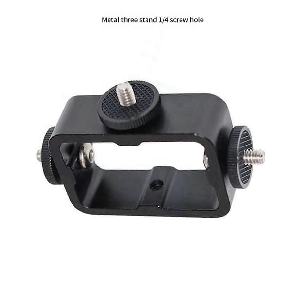 Holder Flash Bracket Adapter Mount for Live Broadcast Selfie Camera Phones 1/4 Hole Metal Three-P