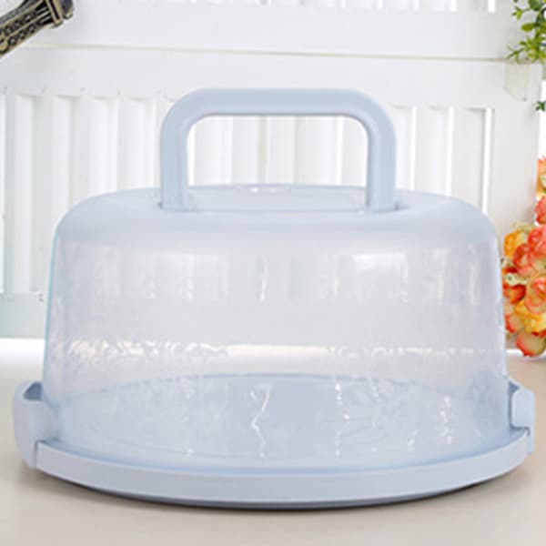 Portable Cake Box with Handle Multifunctional Food Fruit Storage Box Practical Organizer Apple Green Apple Green