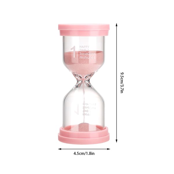 Hourglass Sand Timers Set Small Portable High Accuracy for Classroom Use