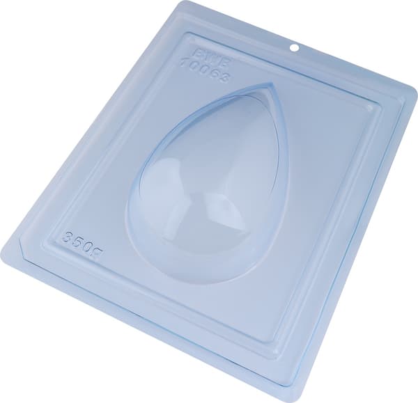 Pralineform Æg 350g Chokoladeform - BWB 10063 - Special 3-delt form Transparent transparent