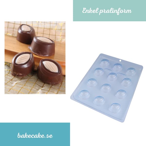 Pralinform Kuppel Sjokoladeform - BWB 721