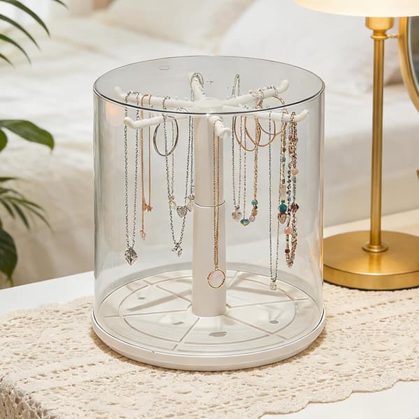 Gjennomsiktig vitrine, roterbar, beskyttelse for hobby -