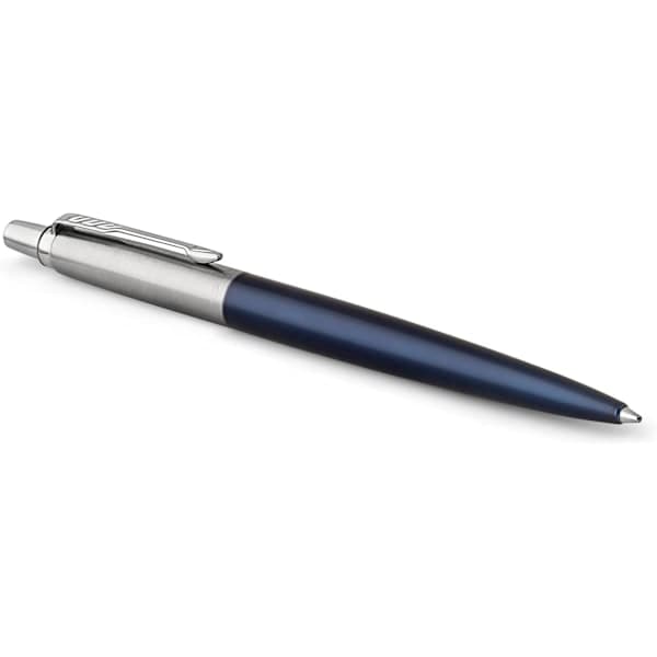 Kuglepen | med kromdetaljer | Medium spids sort blæk Royal Royal blue Royal blue