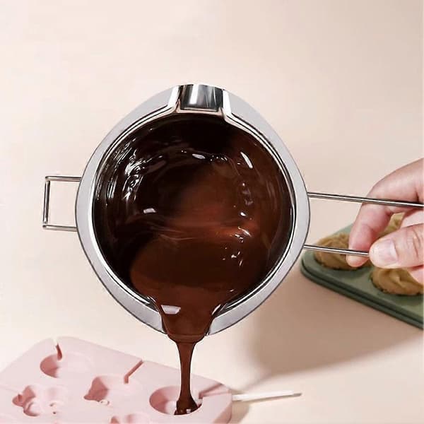 Steel Double Boiler Melting Pot for DIY Candle Making
