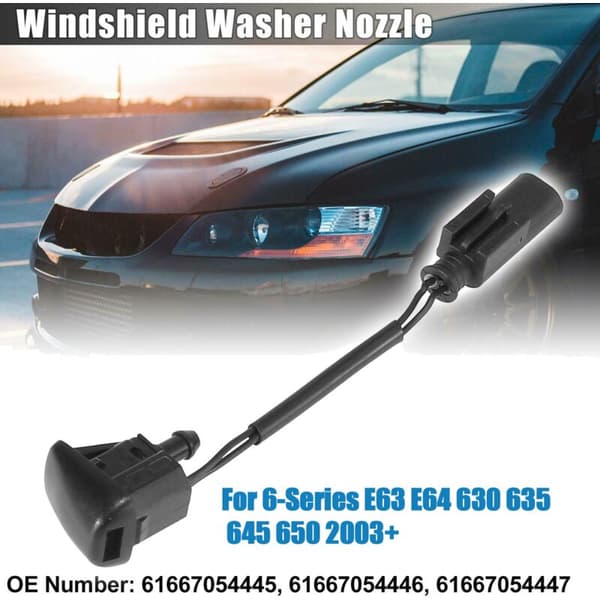 New Heated Windshield Washer Nozzle 61667054445 for 6 Series E63 E64 630 635 645 650 2003+