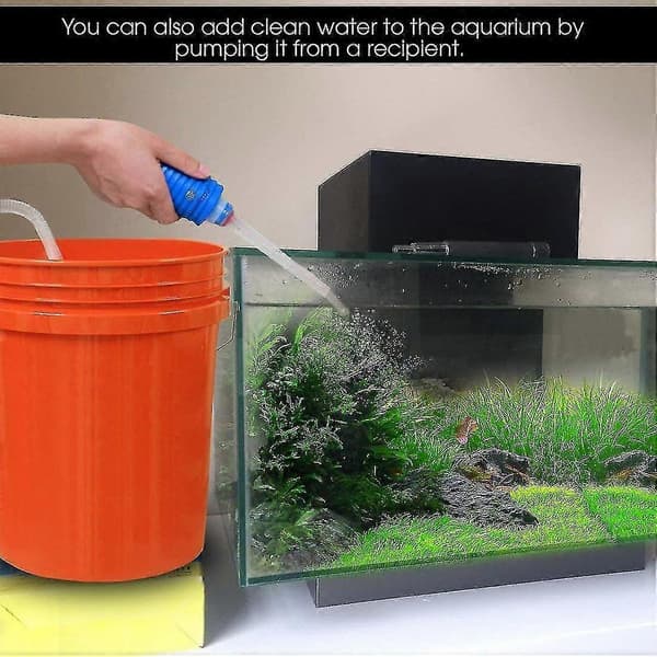 Short Nozzle Aquarium Gravel Cleaner Kit with Pump Ball