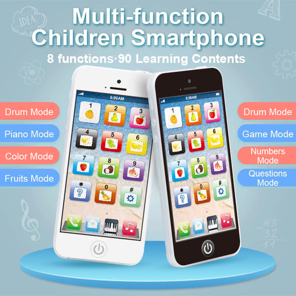 2-pack Interactive Toy Phone - My First Own Phone - Learn Through Play