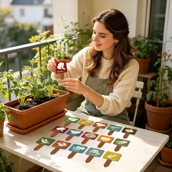 etiketter for hageplanter skilt dekorative i T-form -