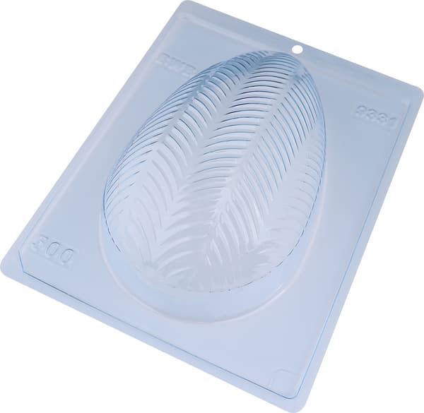 Pralineform Mønstret Æg 500g Chokoladeform - BWB 9331 - Special 3-delt form