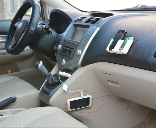 3 Pieces 65*28*18mm Car Driving Center Console Stick-type Mobi
